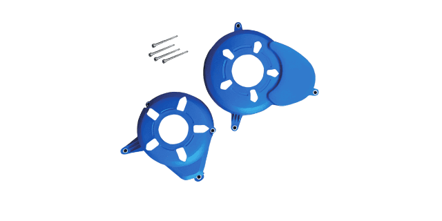 COMBO TAPA VOLANTE - TAPA CLUTCH PULSAR 180 - 220 AZUL